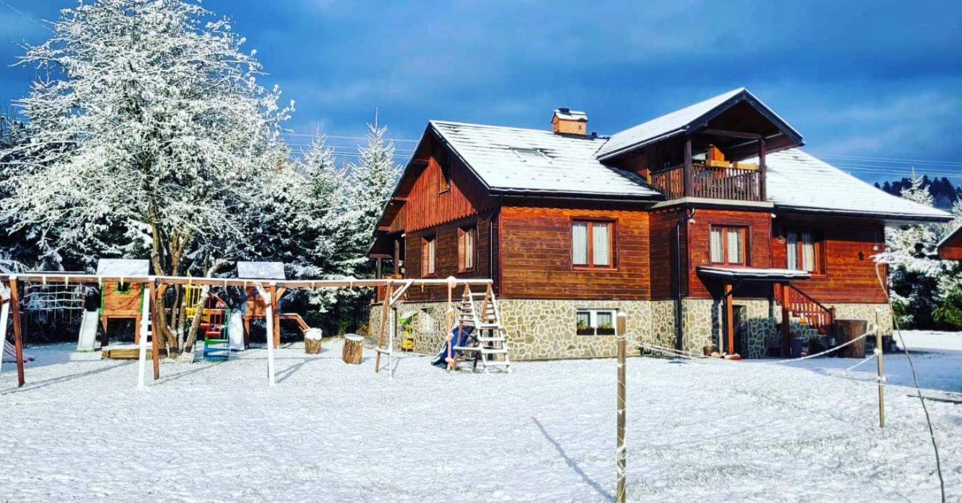Ferienwohnung Jastrzab Ropienka Exterior foto